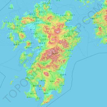 地勢高|無料の地形図、標高、地勢